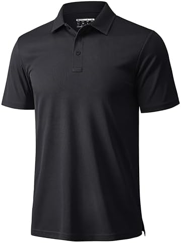 MAGCOMSEN Men's Polo Shirts Short Sleeve Golf Quick Dry Collared Moisture Wicking Athletic Performance Polos