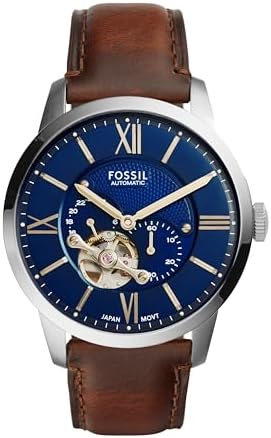 Fossil Men's Watch, Townsman Automatic Stainless Steel Watch for Men