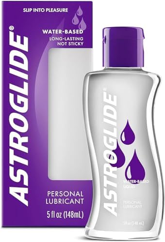 Astroglide Water Based Lube (5oz), Liquid Personal Lubricant, Sex Lube for Men, Women and Couples, Safe for Toys