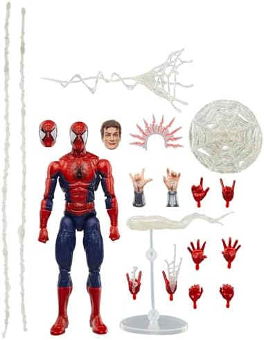Marvel Legends Maximum Series Spider-Man, Deluxe Spider-Man Comics Collectible 6-Inch Action Figure; Amazing Articulation; Spectacular Accessories