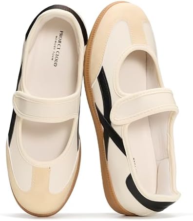Project Cloud Comfortable Womens Shoes - Casual Trendy Mary Jane Shoes Women with Memory Foam - Lightweight & Non-Slip Fashion Sneakers for Women 2026 (Spring)