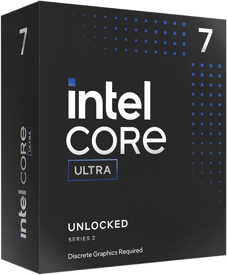 Intel Core Ultra 7 Desktop Processor 265KF - 20 cores (8 P-cores + 12 E-cores) up to 5.5 GHz