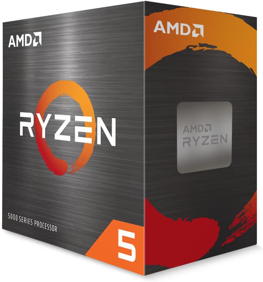 AMD Ryzen 5 5600 6-Core, 12-Thread Unlocked Desktop Processor with Wraith Stealth Cooler