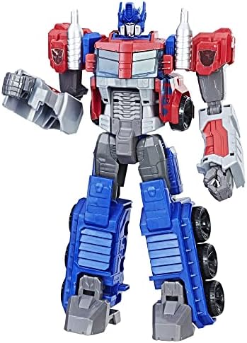Transformers Toys Heroic Optimus Prime Action Figure - Timeless Large-Scale Figure, Changes into Toy Truck - Toys for Kids 6 and Up, 11-inch (Amazon Exclusive)