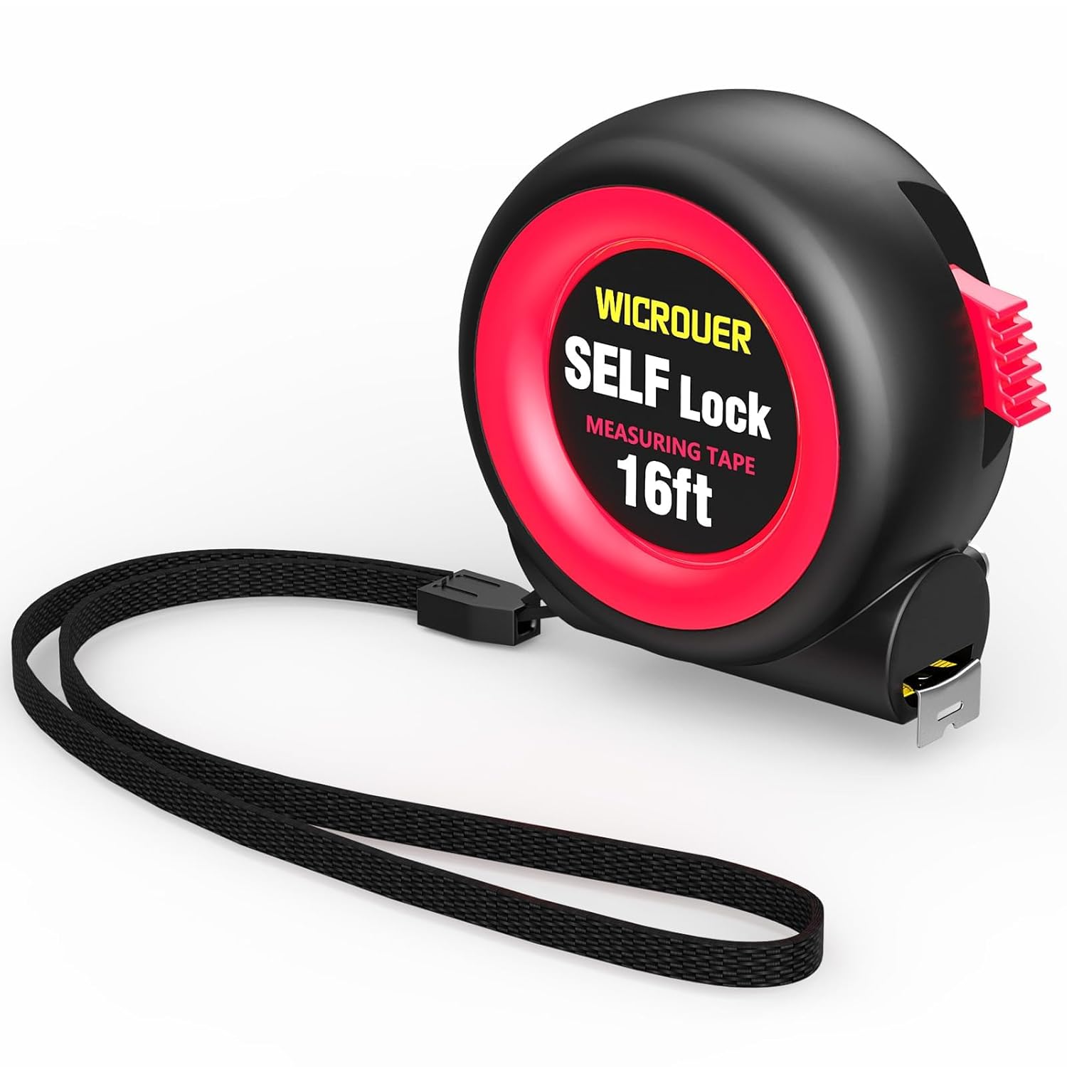 Tape Measure16FT Self-Locking, Steel Made Retractable Measurement, Imperial\/Metric Scale, MID Precision, Easy to Read, Used for Architects, Carpenters, Handicrafts. (16FT)