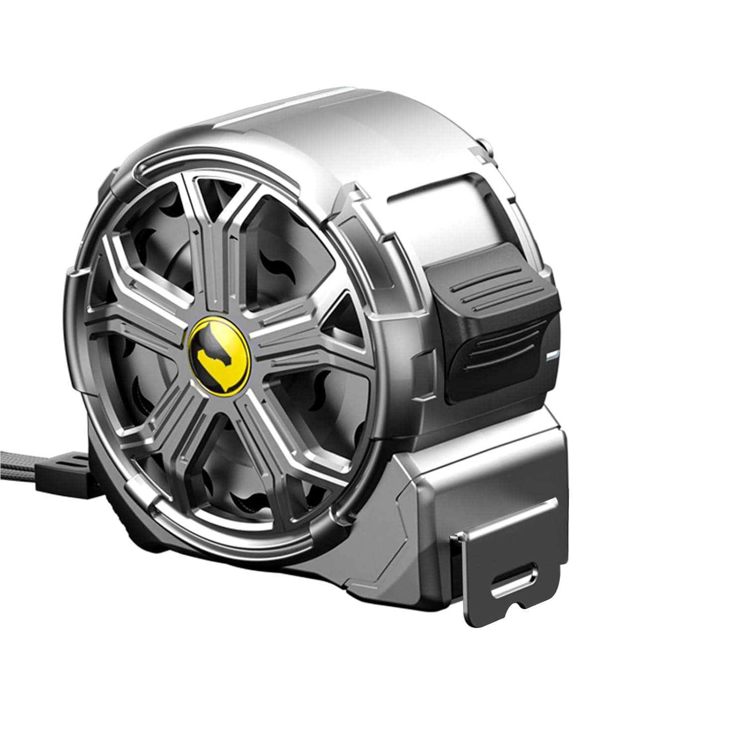 Tape Measure 25ft, Stainless Steel Retractable Tape Measure, Waterproof &amp; Rustproof Steel Measuring Tape with Hollow Design for Renovation, Construction, Carpentry (25')