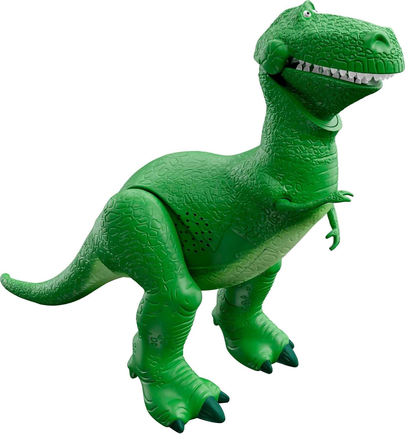 Mattel Disney Pixar Toy Story Toys, Moving &amp; Talking Rex Dinosaur Figure, Roarin\u2019 Laughs, 10.8 Inches Tall with 40 Phrases and Mouth &amp; Arm Motion, Kids Gift (Amazon Exclusive)