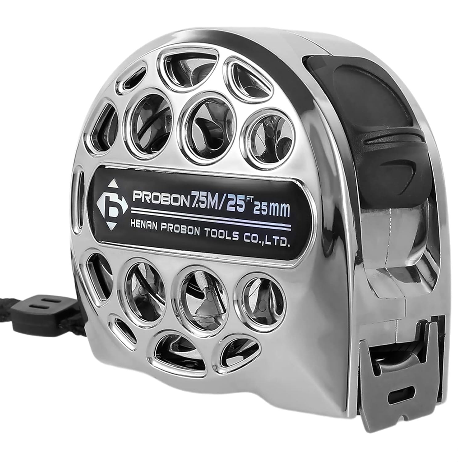 Tape Measure 25FT\/7.5M Stainless Steel Measuring Tape Almighty Tools Waterproof Retractable Measure Ruler Cinta Metrica Handy Measurement Tape for Construction Household Woodworking