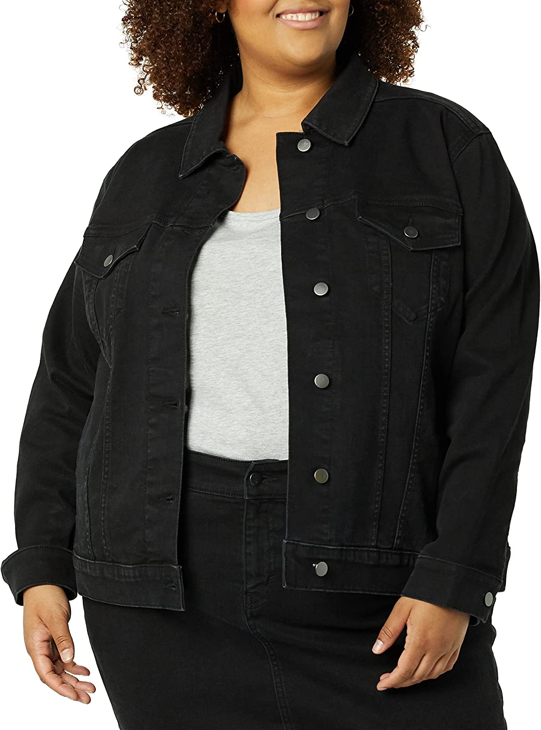 Amazon Essentials Women's Jean Jacket (Available in Plus Size)
