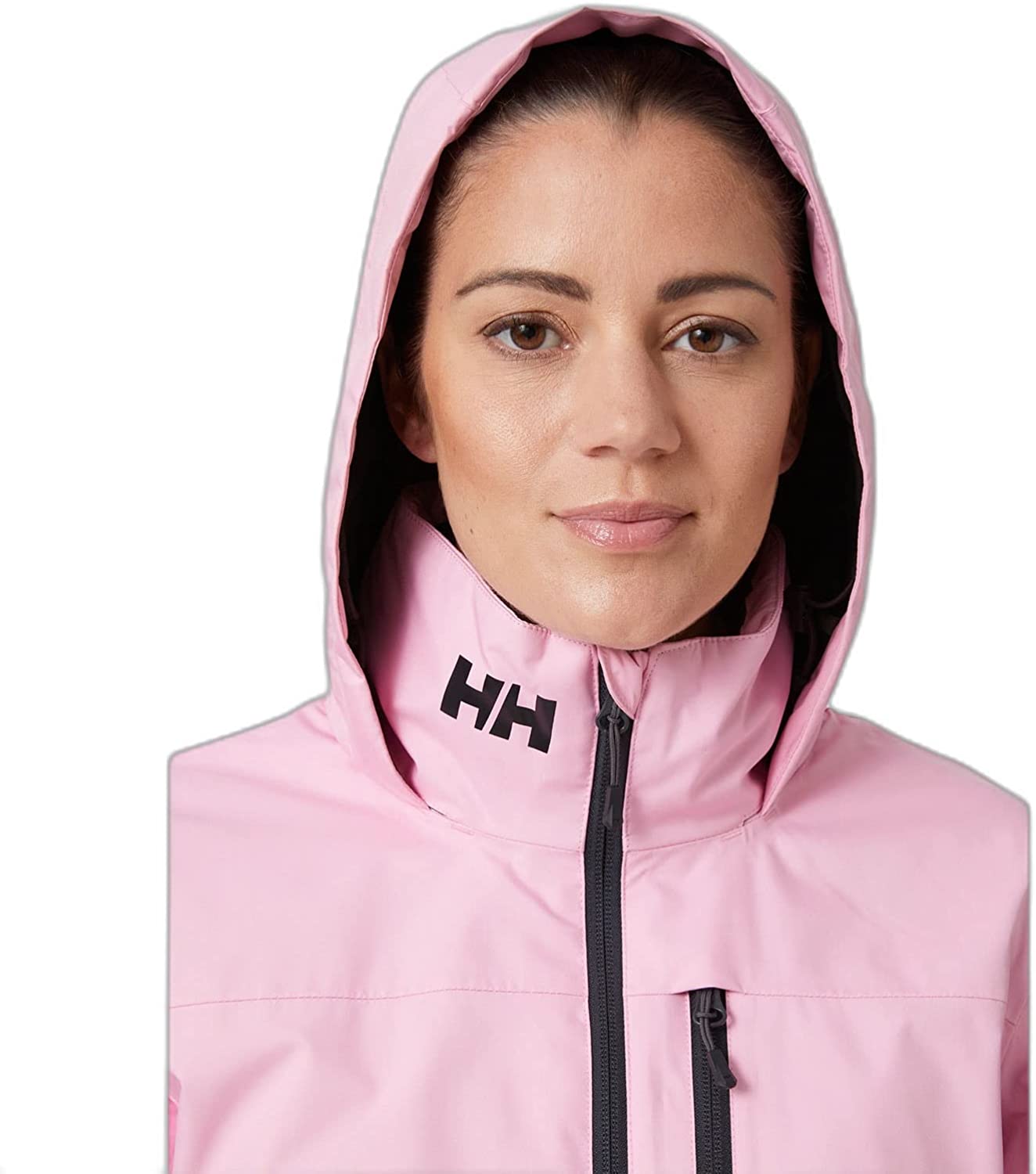 Helly-Hansen Women's Crew Midlayer Fleece Lined Waterproof Windproof Breathable Rain Coat Jacket