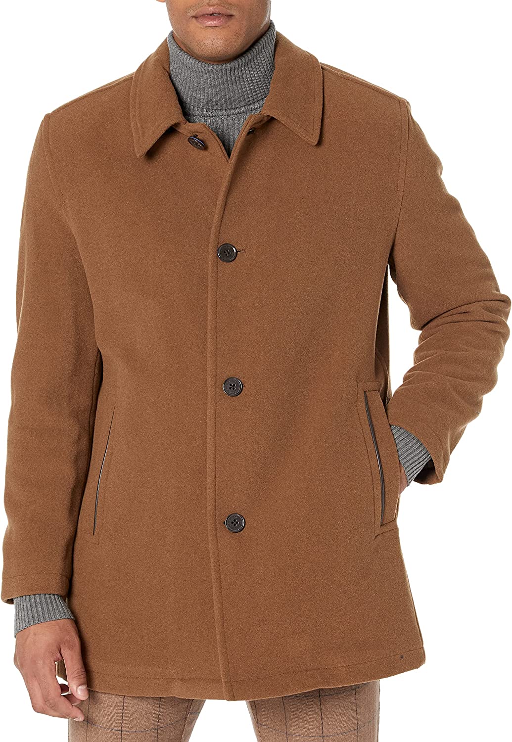 Cole Haan Signature Men's Wool Plush Car Coat