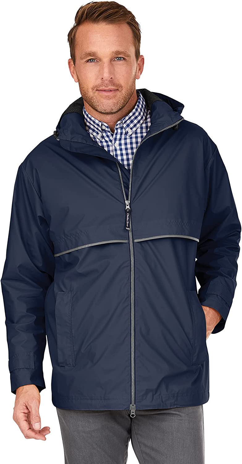 Charles River Apparel Men's New Englander Waterproof Rain Jacket (Reg & Ext Sizes)