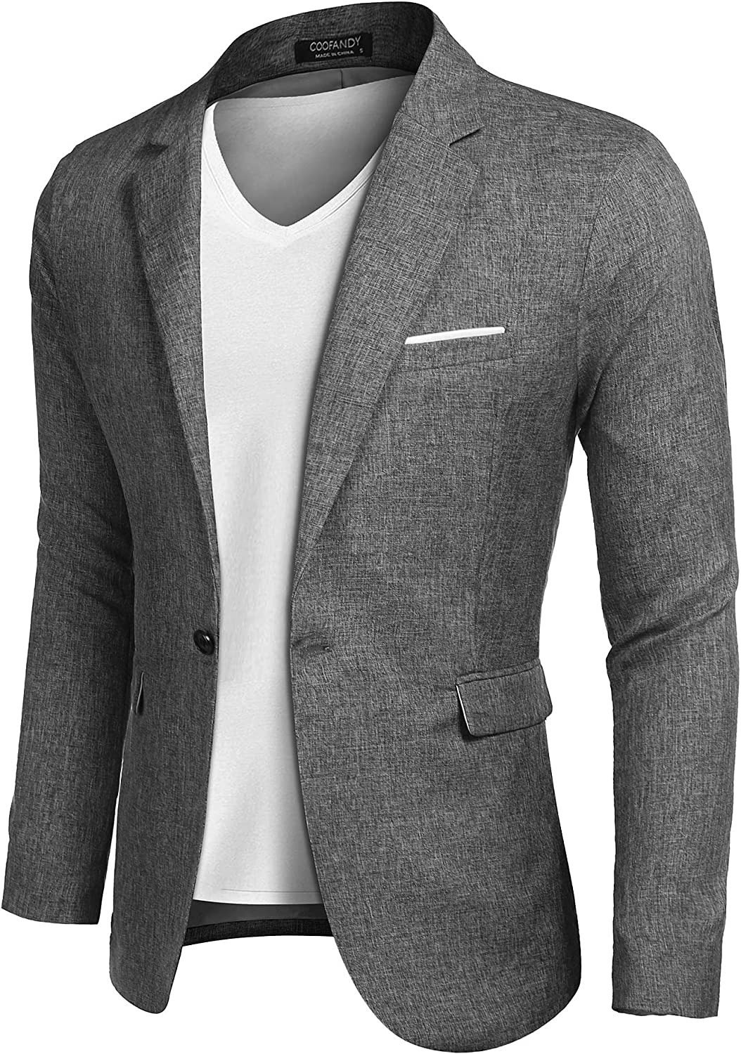 COOFANDY Men's Casual Suit Blazer Jackets Lightweight Sports Coats One Button