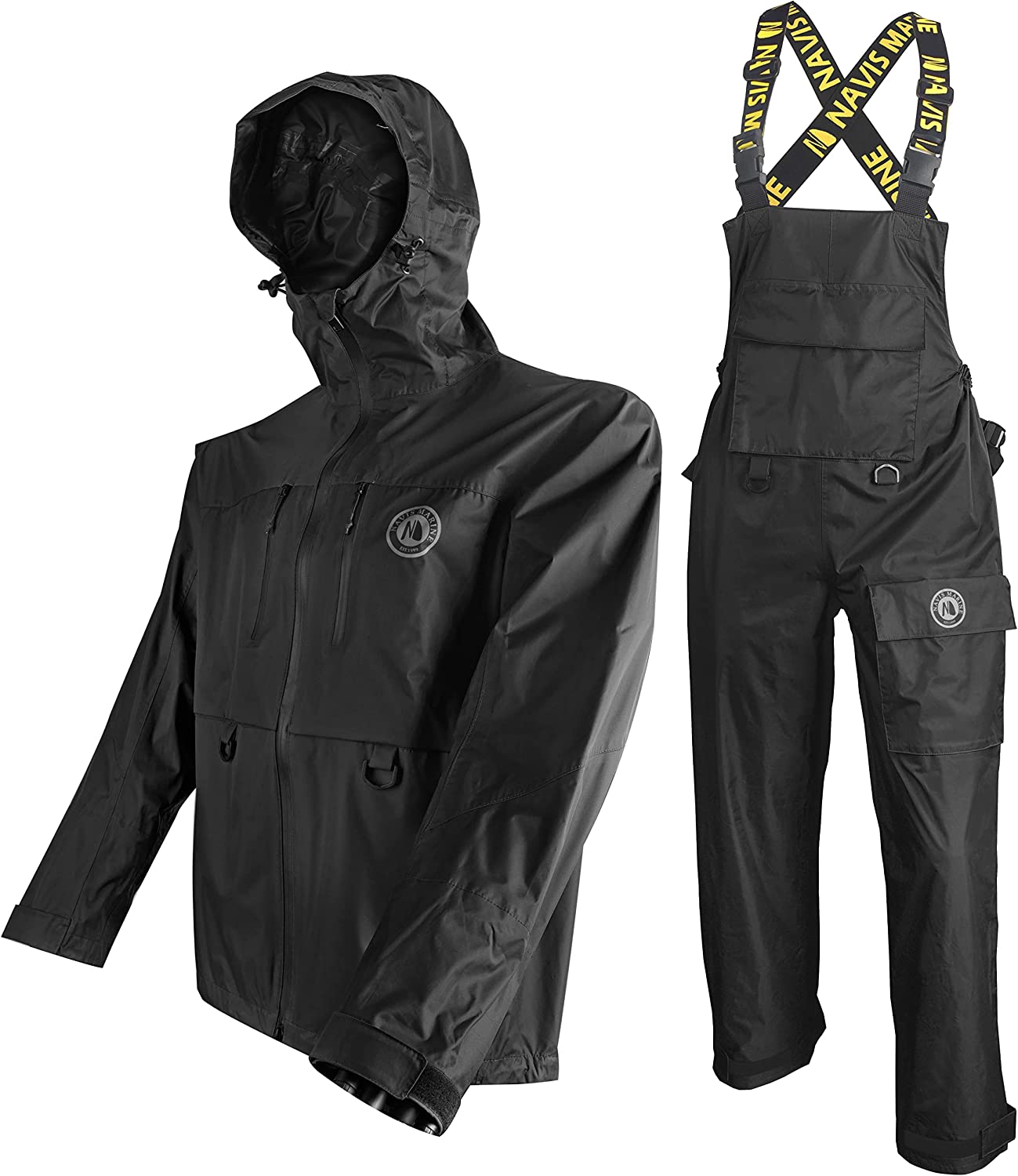 Bass Fishing Rain Gear Suits for men women Waterproof Jacket with Bib Pants Overalls Breathable