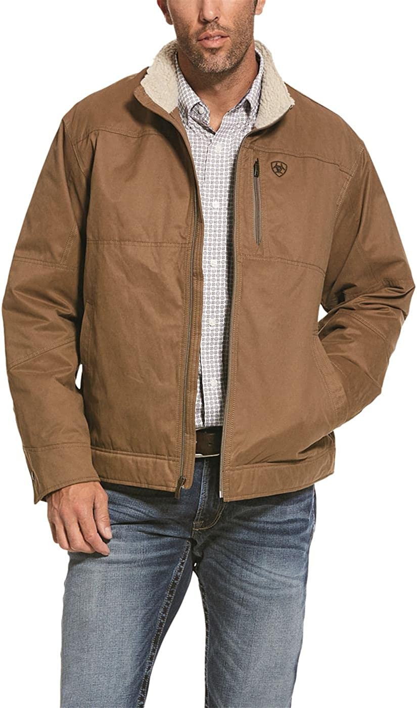 ARIAT Men's Rebar Stretch Canvas Softshell Jacket