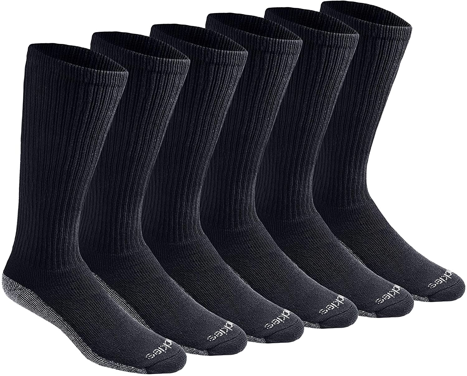 Dickies Men's Multi-Pack Dri-Tech Moisture Control Boot-Length Socks