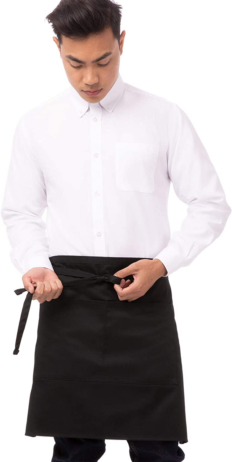 Chef Works Men's Half Bistro Apron