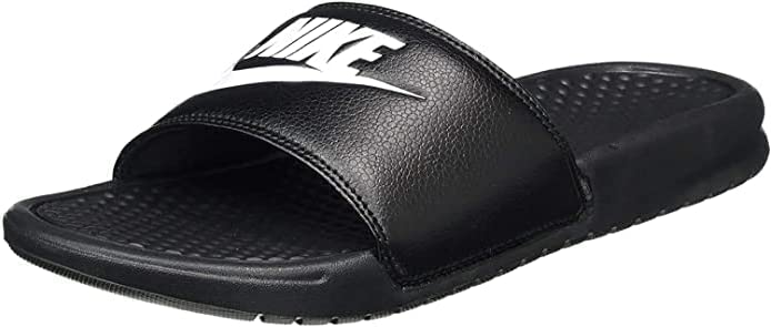 Men's Benassi (Black/White/Black, numeric_10)