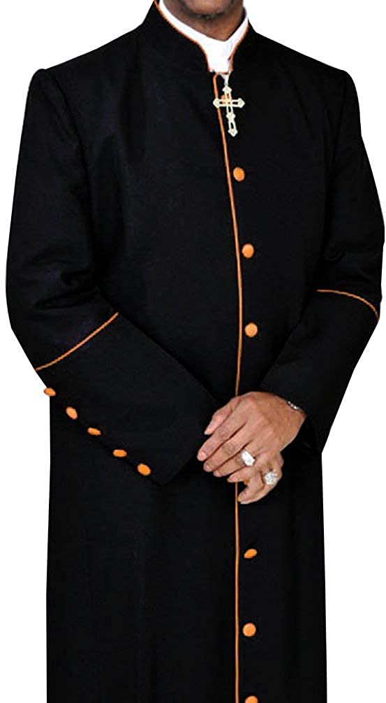 MENZ Clergy Robe Cassock Vestment for Pastor