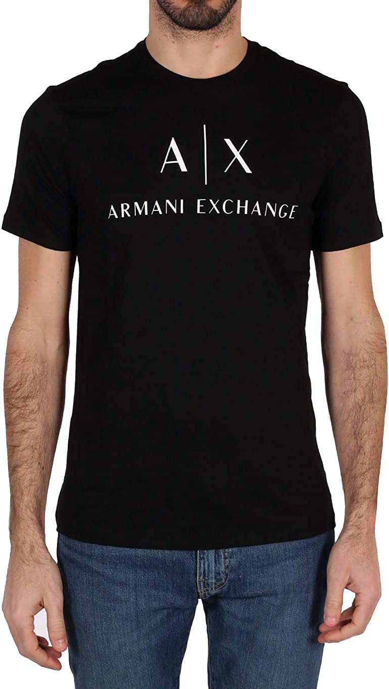 AX Armani Exchange Men's Crew Neck Logo Tee