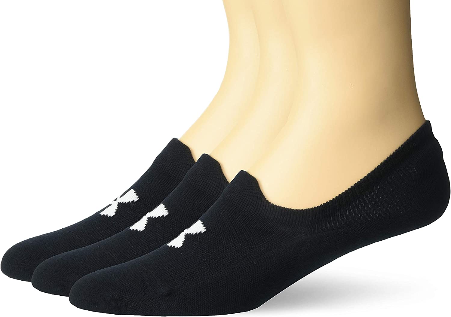 Under Armour Adult Essential Ultra Low Tab Socks, 3-Pairs