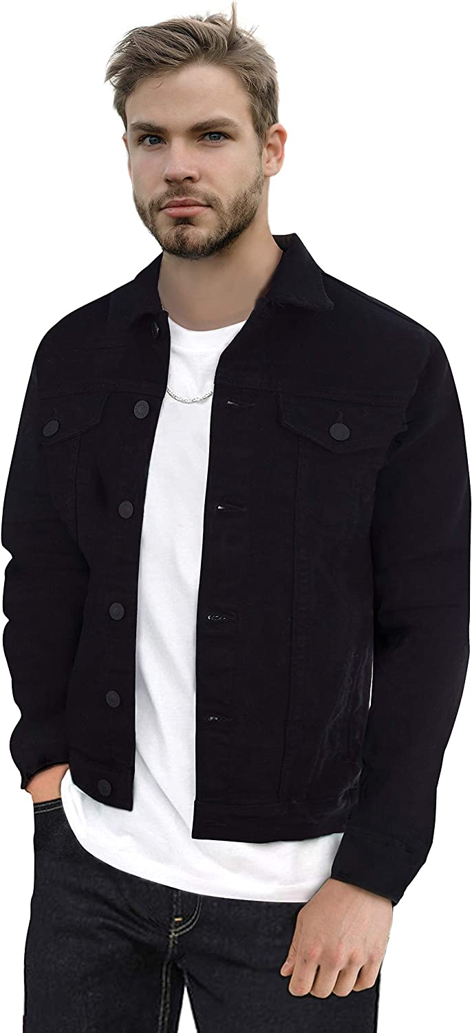 X RAY Denim Jacket Men | Denim Vest Men | Jean Jacket for Men | Mens Denim Jacket