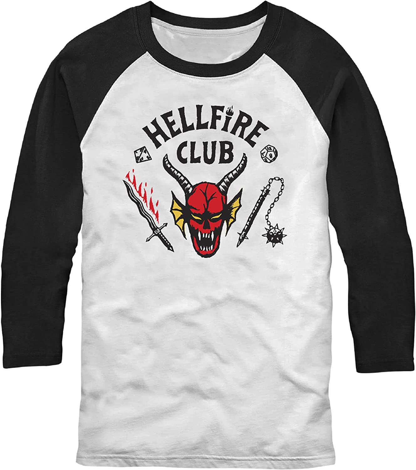 Stranger Things Men's Standard Hellfire Cut Young Short Sleeve Tee Shirt
