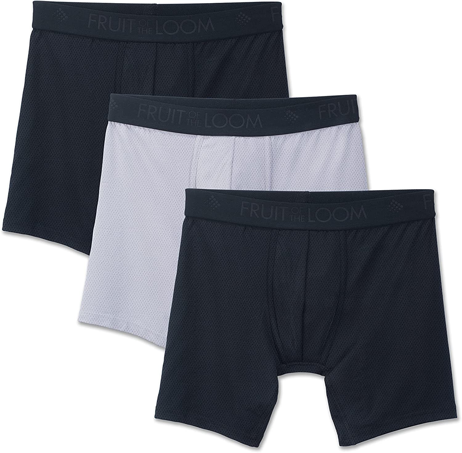 Fruit of the Loom Men's Premium Breathable Boxer Briefs (Regular & Big Man)