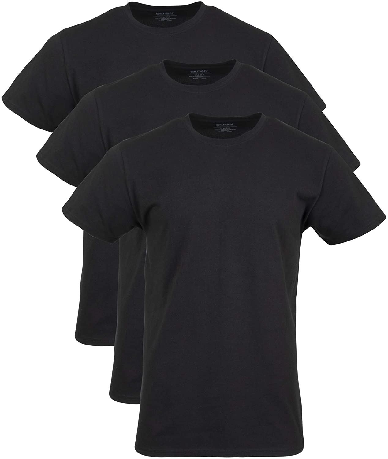 Gildan Men's Cotton Stretch T-Shirts, Multipack