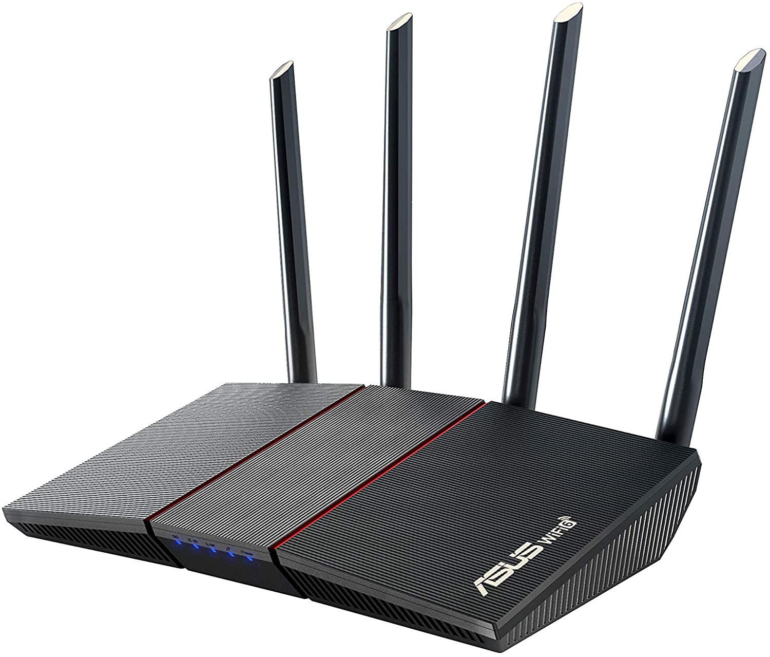 ASUS AX1800 WiFi 6 Router (RT-AX55) - Dual Band Gigabit Wireless Router, Speed & Value, Gaming & Streaming, AiMesh Compatible, Included Lifetime Internet Security, Parental Control, MU-MIMO, OFDMA