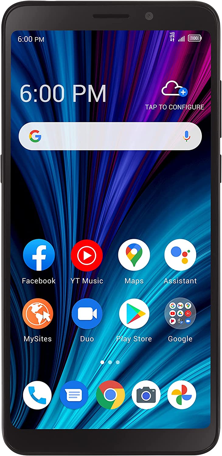 Tracfone Alcatel TCL A3X, 32GB, Prime Black - Prepaid Smartphone (Locked)