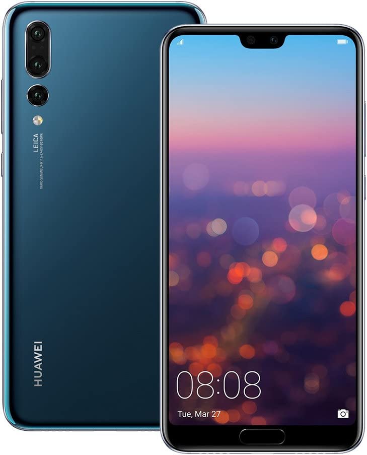 Huawei P20 Pro (CLT-L29) 6GB / 128GB 6.1-inches LTE Dual SIM Factory Unlocked - International Stock No Warranty (Midnight Blue)