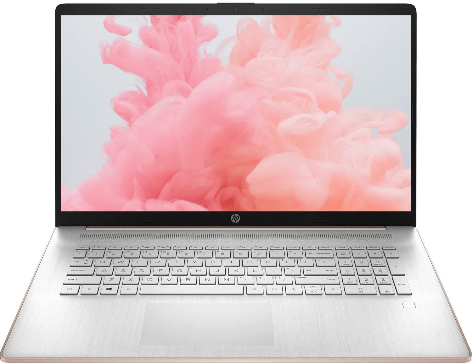 2022 Newest HP Pavilion Laptop, 17" HD+ (1600 x 900) LED Display, AMD Athlon Silver Processor, AMD Radeon Graphics, 16GB RAM, 1TB PCIe SSD, Fingerprint Reader, Wi-Fi 6, BT 5.0, Windows 10, Rose Gold
