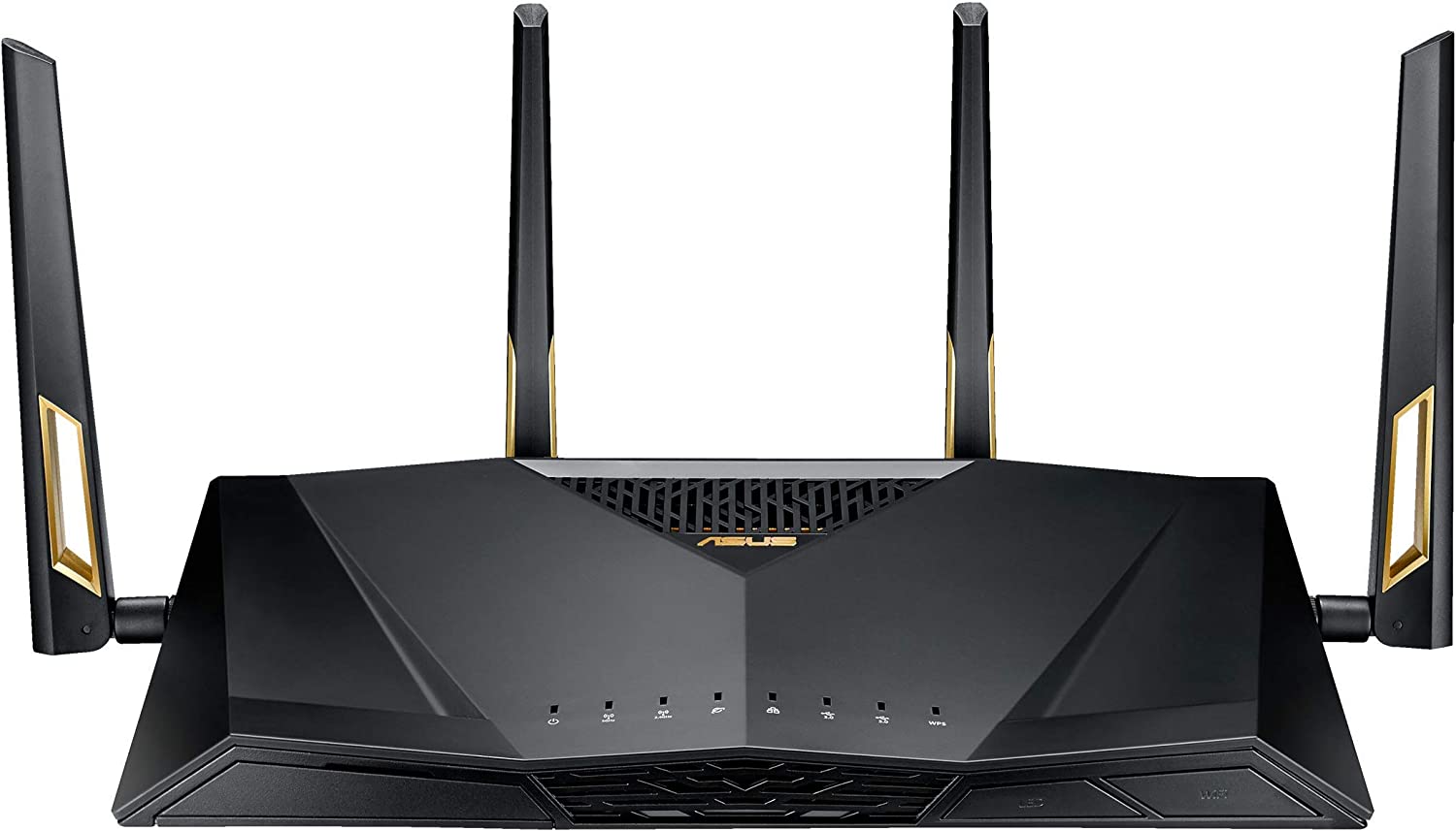 ASUS AX6000 WiFi 6 Gaming Router (RT-AX88U) - Dual Band Gigabit Wireless Router, 8 GB Ports, Gaming & Streaming, AiMesh Compatible, Included Lifetime Internet Security, Adaptive QoS, MU-MIMO