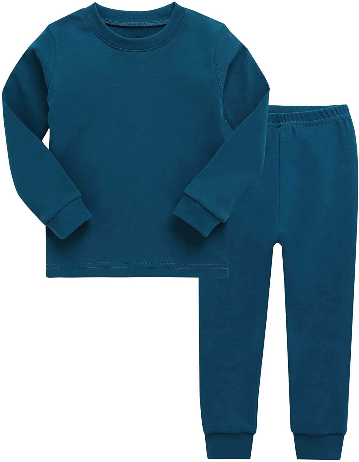 VAENAIT BABY 12M-12Y Toddler Kids Girls Boys Soft Comfy Modal Tencel Solid Raglan Sleepwear Pajamas Pjs 2pcs Set