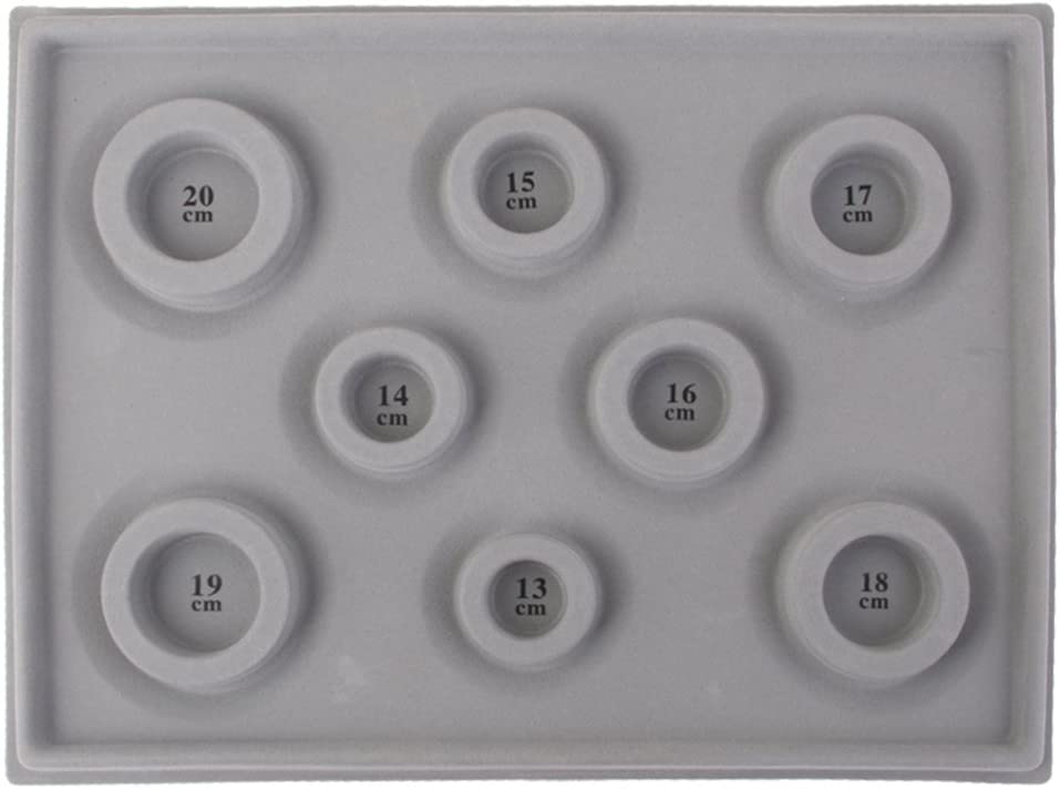 Bracelet Design Board Flocked Bead Board Bracelet Beading Jewelry Organizer Tray Design DIY Craft Tool (Bracelet Beading Board)