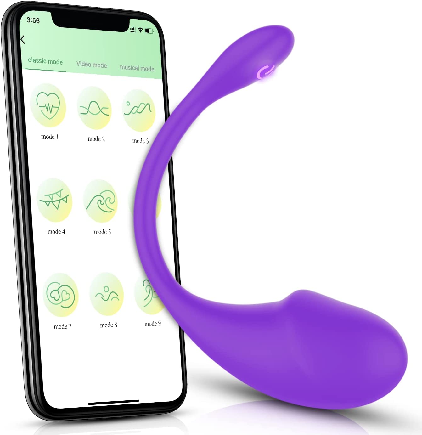 Wearable Panty G-spot Vibrator Dildo with APP Control, Bevom Long Distance Silicone Vibrating Panties Vaginal Stimulator Clitoral and Anal Massager Adult Sex Toys for Women and Couple