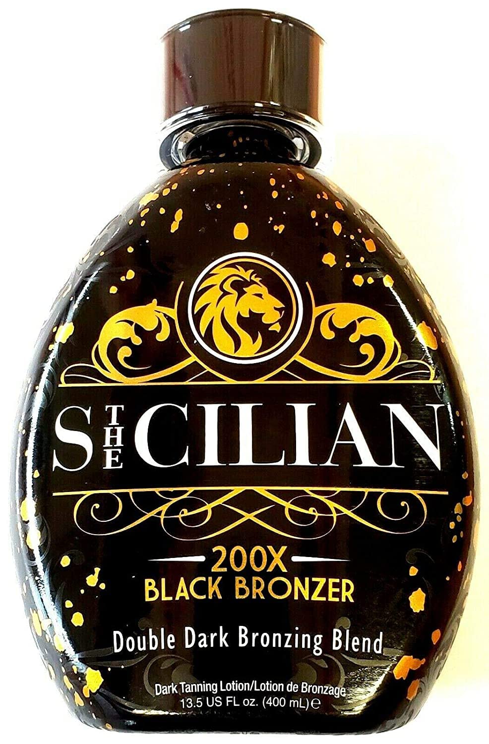 The Sicilian 200X Dark Black Bronzer Tanning Lotion – BEST Tanning Lotion For Glowing Skin – Gradual Bronzing & Sunless Self Tanner Lotion – Luxurious Sunless Body Tanning Lotion Nourishes Skin
