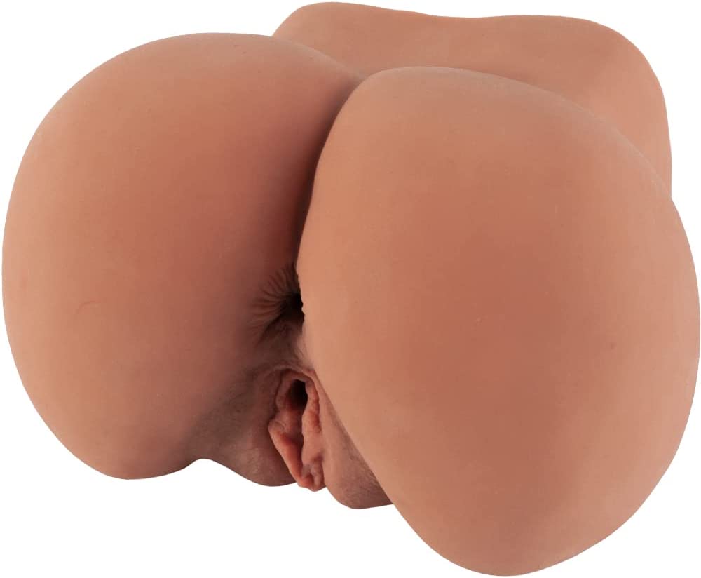 4.9lb Pussy Ass Male Masturbator for Men Masturbation, 3D Sex Doll with Anal Stroker and Virgin Vagina, Black Realistic Male Masturbator Sex Toy with 2 Hole for Man Orgasm