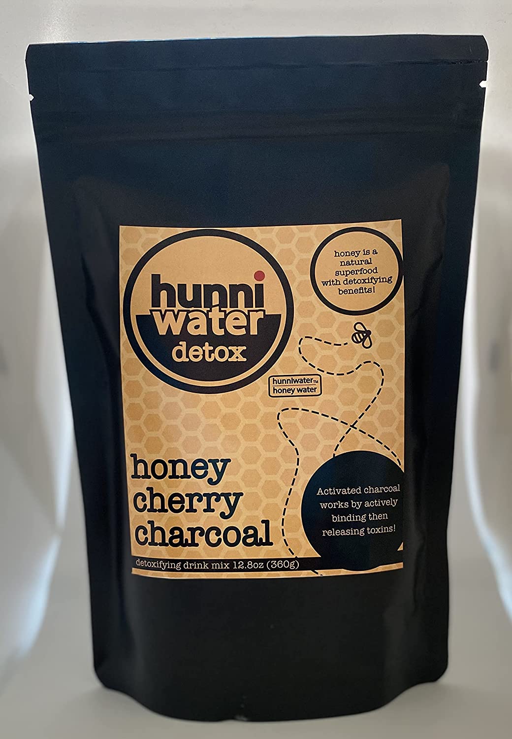 Hunniwater Honey Cherry Charcoal Detox Mix