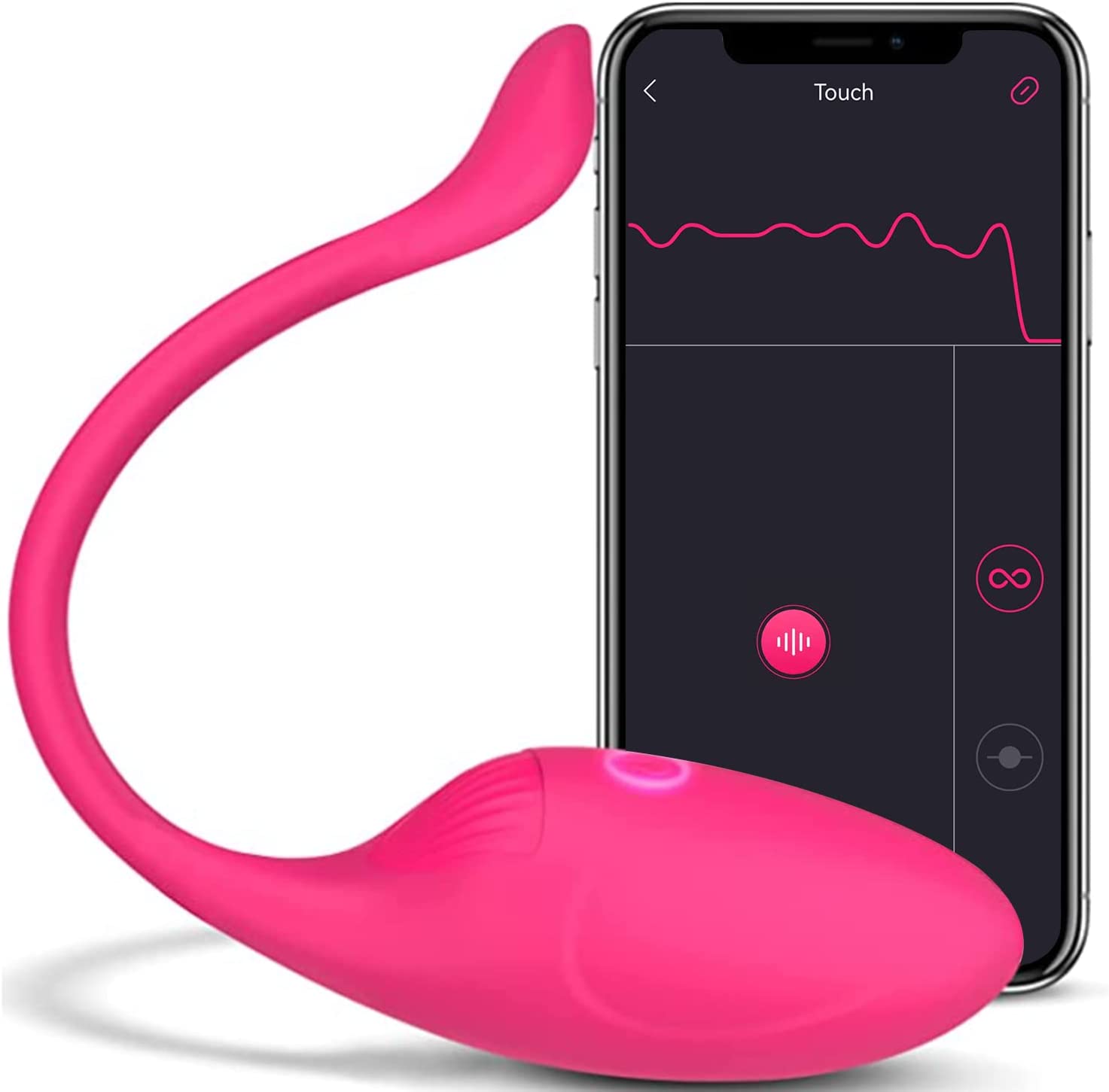 APP Remote Control G-spot Vibrator, Pink Fun Long Distance Bluetooth Wearable Panty Couple Vibrator, Adult Sex Toys More Than 10 Vibrations for Women and Couple